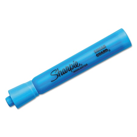 Sharpie Tank Style Highlighters, Blue Ink, Chisel Tip, Blue Barrel, PK12 25010